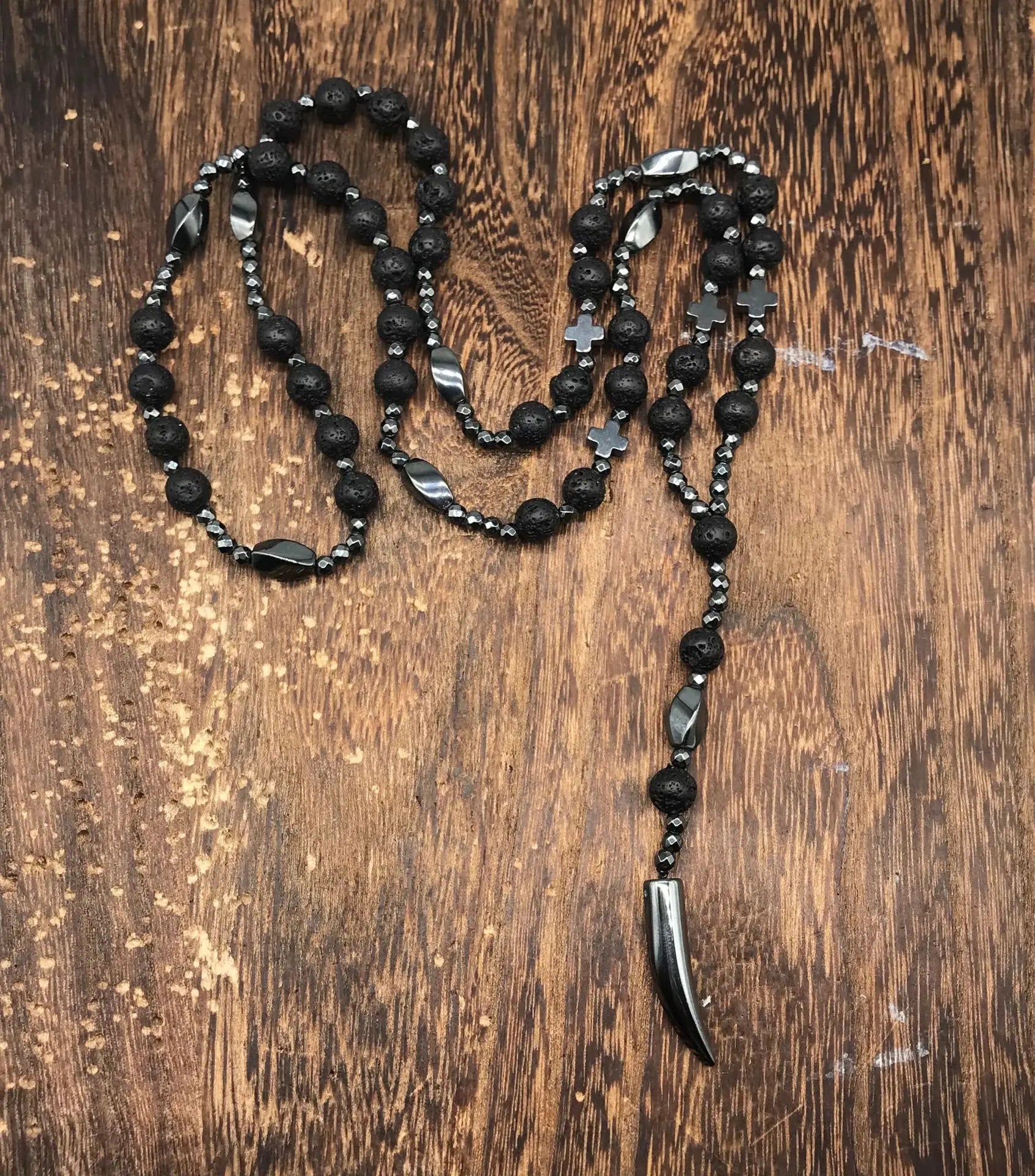 Hematite Health Men's Necklaces Rosary Beaded