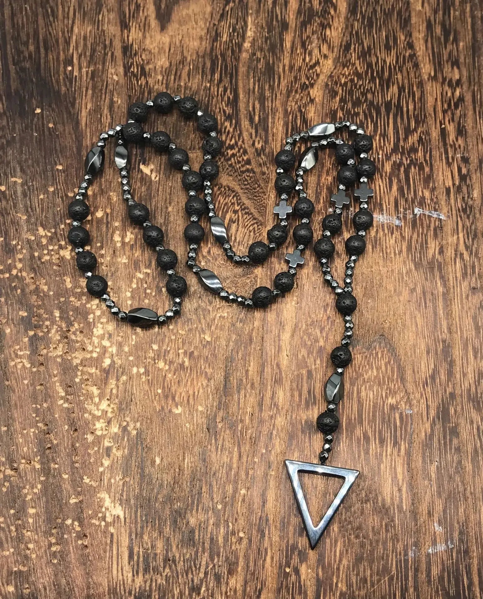 Hematite Health Men's Necklaces Rosary Beaded