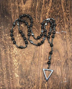 Hematite Health Men's Necklaces Rosary Beaded