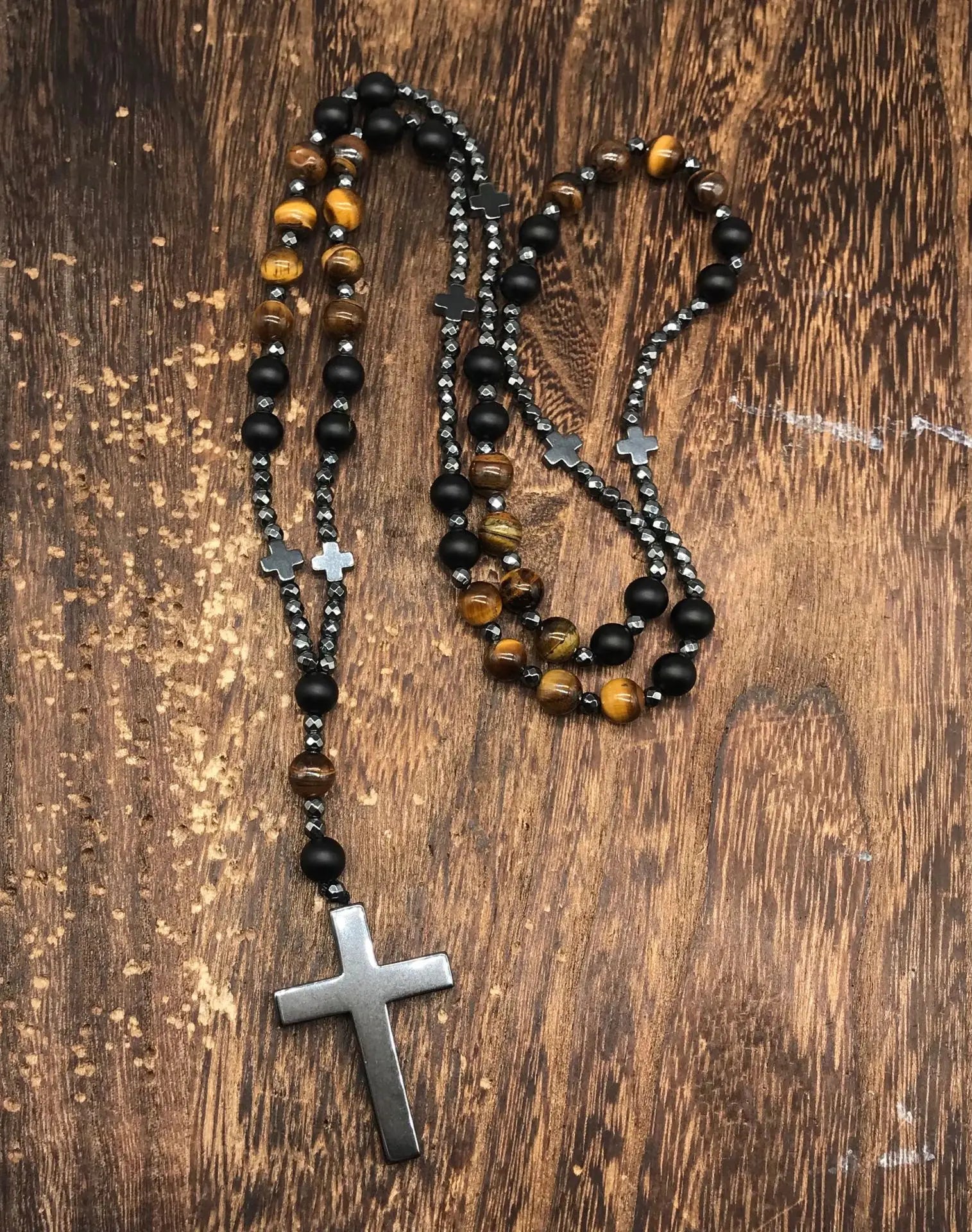 Hematite Health Men's Necklaces Rosary Beaded