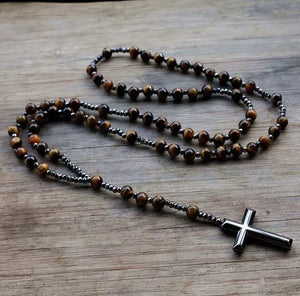 Hematite Health Men's Necklaces Rosary Beaded