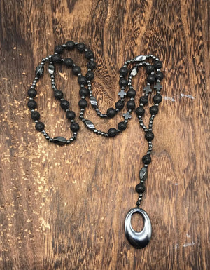 Hematite Health Men's Necklaces Rosary Beaded