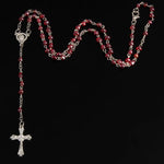 Glass Rosary Necklace