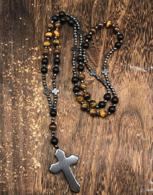 Hematite Health Men's Necklaces Rosary Beaded