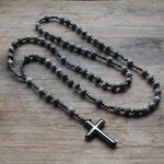 Hematite Health Men's Necklaces Rosary Beaded