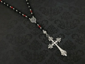 Red & Black Gothic Rosary