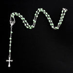 Glass Rosary Necklace