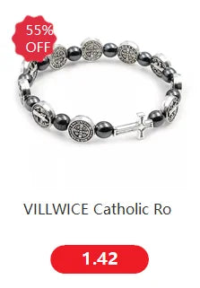 VILLWICE Catholic Rosary Bracelet