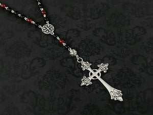 Red & Black Gothic Rosary