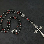 Red & Black Gothic Rosary