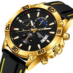 NIBOSI 2022 Fashion Gold Watch