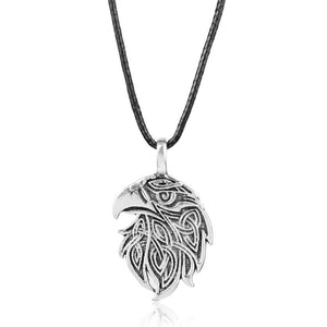 Viking Beast Imperial Eagle Head Necklace