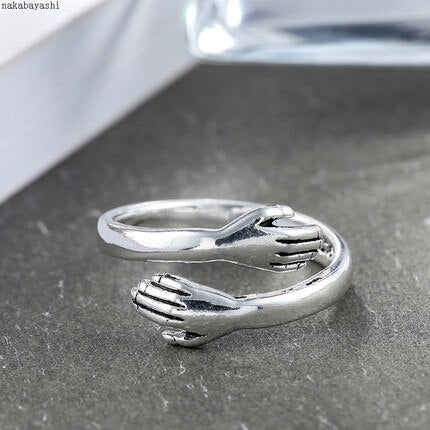 Love Hug Couple RING