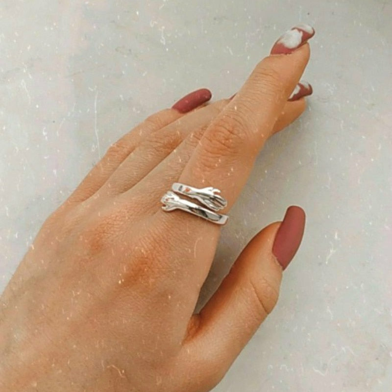 Love Hug Couple RING